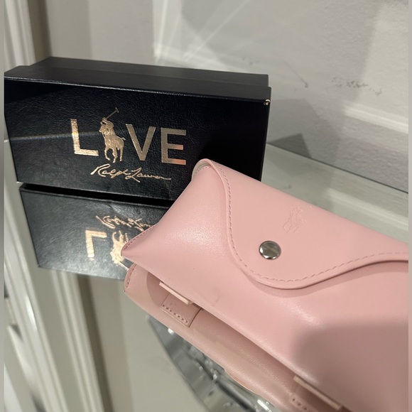 PINK RALPH LAUREN GLASSES with case - Picture 3 of 3